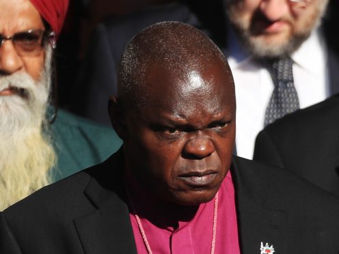 Former Archbishop of York Dr John Sentamu had a close relationship with the Duke of Edinburgh (Danny Lawson/PA)