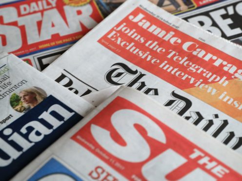 What the papers say – April 5 (Peter Byrne/PA)