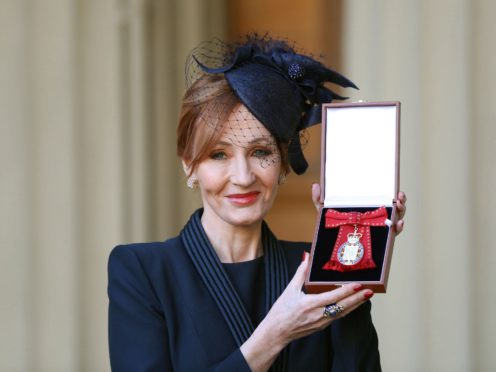 Harry Potter author JK Rowling (Andrew Matthews/PA)