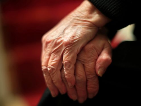 The report says 348 care homes in Scotland (32.1%) experienced an outbreak between March 1 and June 21 last year (Yui Mok/PA)