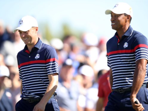Justin Thomas and Tiger Woods have played in the Ryder Cup together