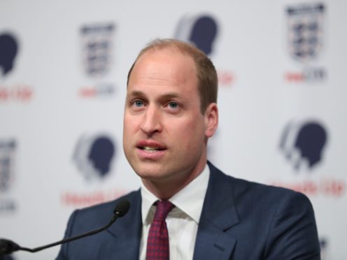The Duke of Cambridge wants to seize this chance to secure the health of football (Chris Jackson/PA)