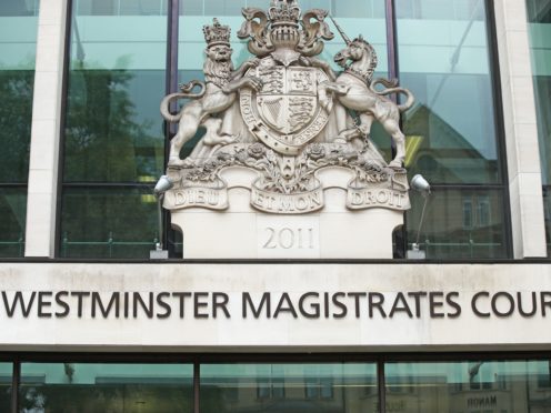 A judge had to meet a defendant in his cell at Westminster Magistrates’ Court (Yui Mok/PA Archive)