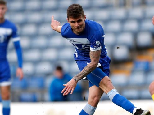 Gavan Holohan opened the scoring for Hartlepool (Darren Staples/PA)