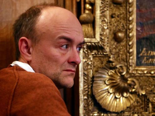 Chief Adviser to Prime Minister Boris Johnson, Dominic Cummings at a news conference inside 10 Downing Street, London, after the latest COBRA meeting to discuss the government’s response to coronavirus crisis.