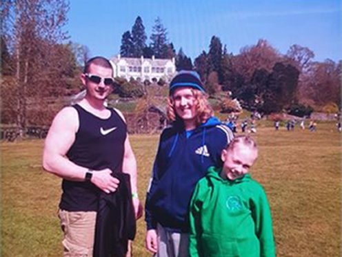 Joshua James Flynn, 37, his son Coby-Jay Flynn, 15, and daughter Skylar Flynn, 12 (Cumbria Police/PA)