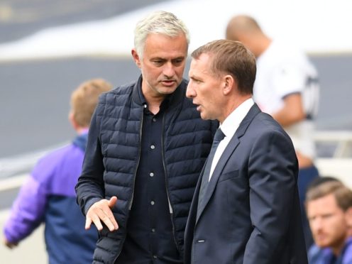 Leicester manager Brendan Rodgers is among the favourites to replace Jose Mourinho. (Michael Regan/NMC Pool/PA)
