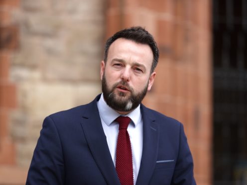 Colum Eastwood has asked that Boris Johnson should be more engaged in the Northern Ireland peace process (Liam McBurney/PA)