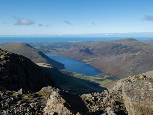 Repair work is starting this week on five sections of footpath on the most popular route up to the summit of Scafell Pike in the Lake District (Joe Giddens/PA)