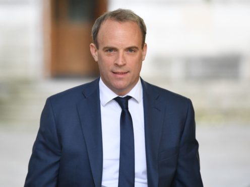 Foreign Secretary Dominic Raab said the UK ‘has a proud history of providing protection to those who need it’ (Stefan Rousseau/PA)