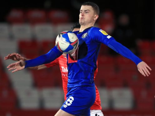 Joshua McPake grabbed the equaliser for Harrogate (Mike Egerton/PA)