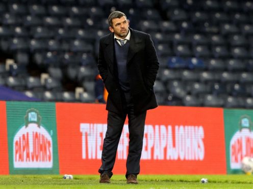 Callum Davidson has praised his defenders (Jeff Holmes/PA)