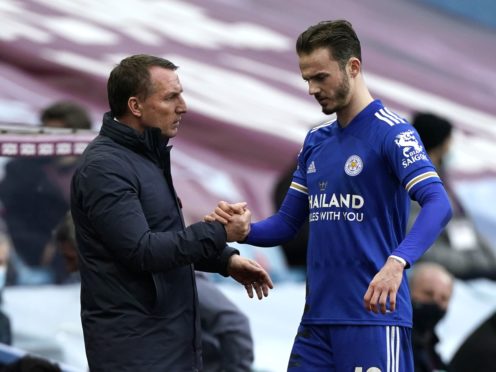 Brendan Rodgers will welcome back James Maddison on Saturday (Tim Keeton/PA)