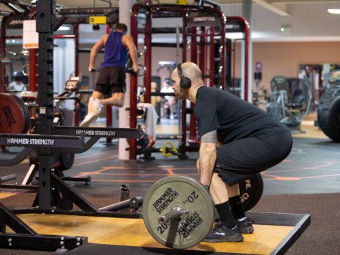 From April 12, people can use indoor fitness facilities, including indoor pools, alone or within a household group (Joe Giddens/PA)