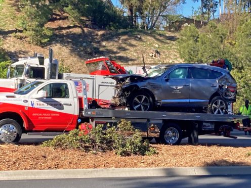 Tiger Woods’ vehicle (Keiran Southern/PA)
