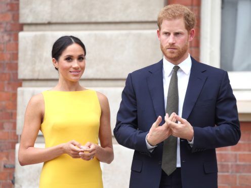 The Duke and Duchess of Sussex (Yui Mok/PA)