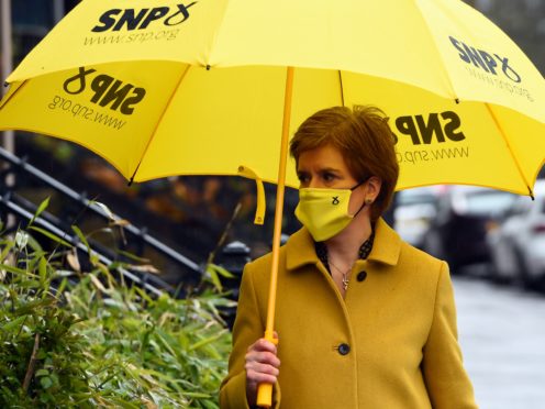 The poll predicts the SNP could lose its majority (Andy Buchanan/PA)