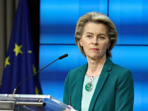 European Commission president Ursula von der Leyen (Aris Oikonomou, Pool Photo via AP)
