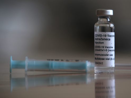 The Oxford/AstraZeneca coronavirus vaccine (Nick Potts/PA)