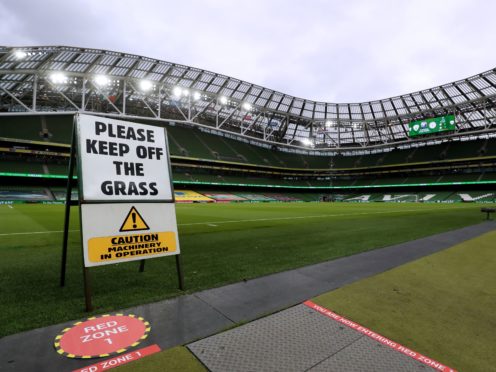 The FAI has been unable to give assurances over minimum spectator levels for Euro 2020 fixtures at the Aviva Stadium (Brian Lawless/PA)