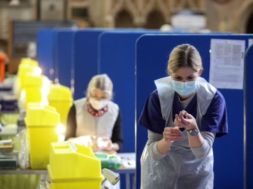 Coronavirus vaccines being prepared (Steve Parsons/PA)