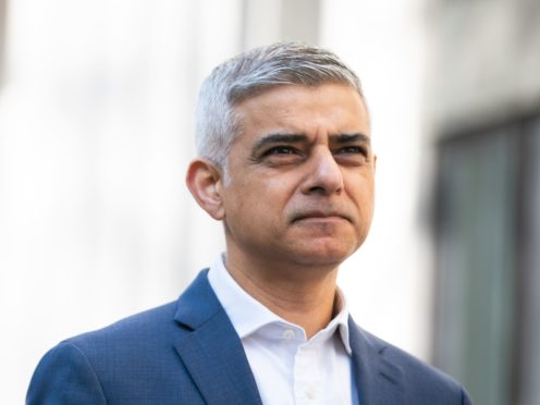 Sadiq Khan (Aaron Chow/PA)