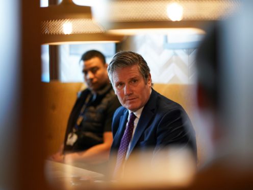 Labour Party leader Sir Keir Starmer said he was not aware of the church’s views on homosexuality (Ian Forsyth/PA)