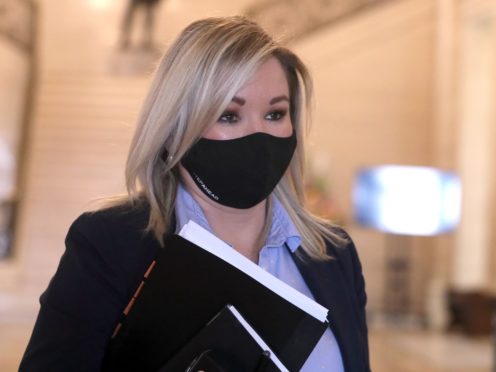 Michelle O’Neill said the Queen and the royal family had made ‘significant interventions’ (Brian Lawless/PA)
