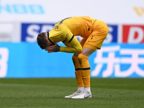 Tottenham’s season has been undermined by the conceding of late goals (Stu Forster/PA)