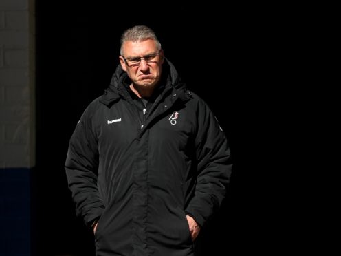 Nigel Pearson asked for the crowd noise to be turned off (Bradley Collyer/PA)