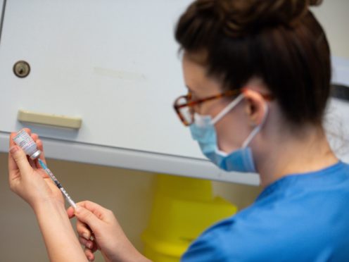 Around 1.3 million vulnerable people are yet to take up the offer of a Covid-19 jab, according to new estimates (Jacob King/PA)