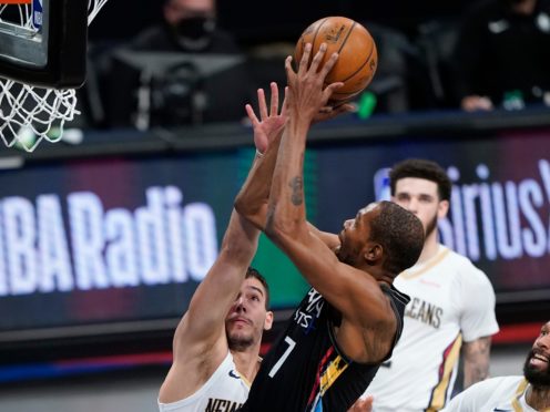 Brooklyn Nets’ Kevin Durant made a winning return (Frank Franklin II/AP)