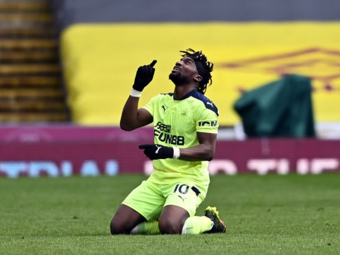 Allan Saint-Maximin came off the bench to inspire Newcastle to victory over Burnley (Stu Forster/PA)