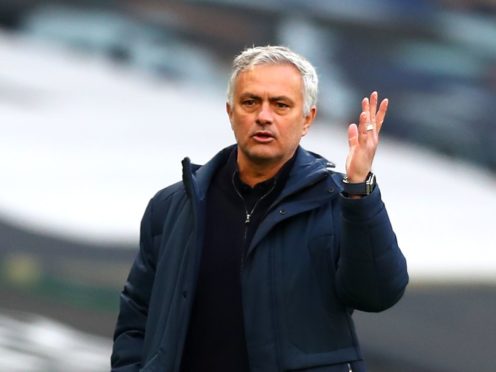 Tottenham manager Jose Mourinho saw his side surrender a lead again on Sunday (Clive Rose/PA)