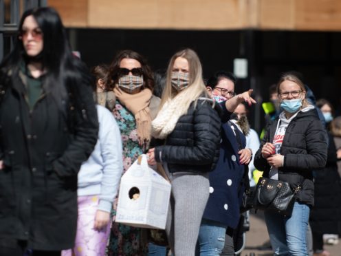 There are around 70 cases of the new Indian coronavirus variant in the UK (Joe Giddens/PA)