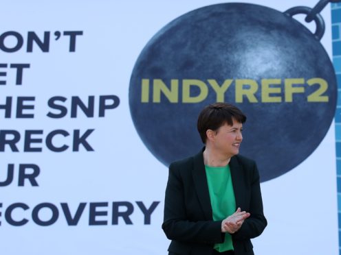 Former Scottish Conservative leader Ruth Davidson said Nicola Sturgeon’s drug deaths comments were ‘astonishing’ (Andrew Milligan/PA)