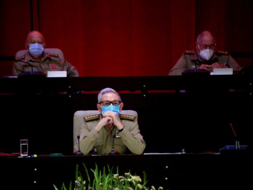 Raul Castro, first secretary of the Communist Party (Ariel Ley Royero/ACN via AP)