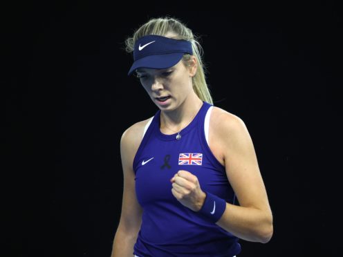 Katie Boulter (pictured) beat Giuliana Olmos 6-4 6-1 (Naomi Baker/PA)