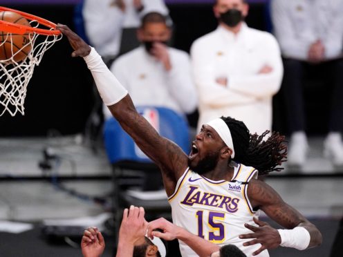 The Los Angeles Lakers defeated the league-leading Utah Jazz 127-115 (Mark J Terrill/AP)