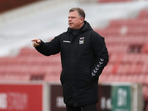 Mark Robins’ side are close to safety (Bradley Collyer/PA)