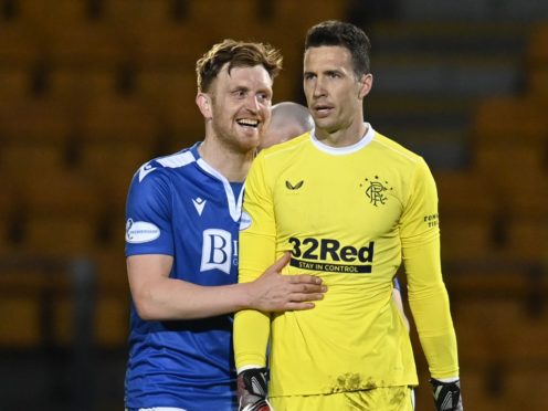 Liam Craig, left, scored a last-gasp goal against Rangers (Rob Casey/PA)