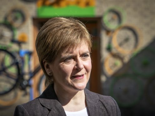 The First Minister said she had ‘dedicated my whole adult life’ to campaigning for independence (Jane Barlow/PA)