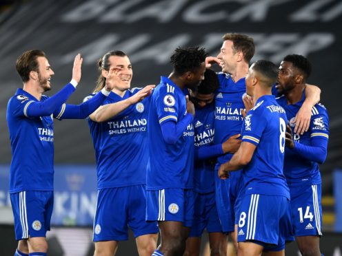 Leicester are third in the Premier League after victory over West Brom (Michael Regan/PA)
