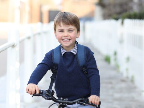 Prince Louis, photographed by his mother, the Duchess of Cambridge, at Kensington Palace (Duchess of Cambridge/PA)