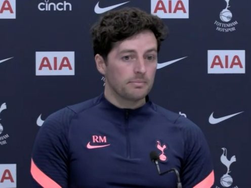 Tottenham have appointed Ryan Mason as their interim head coach following Jose Mourinho’s sacking (PA)