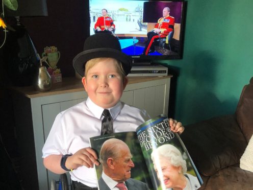 Noah Wall said he felt sad but ‘proud to be British’ (hugsfornoah.co.uk/PA)
