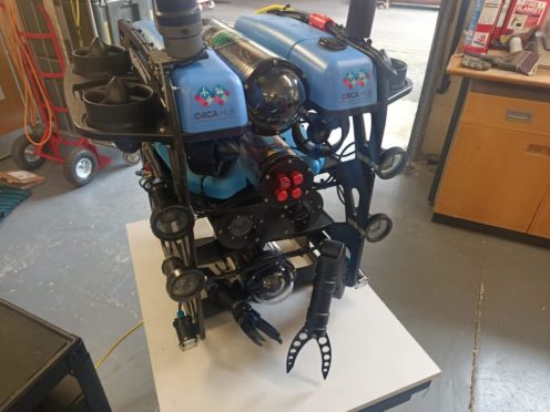 An underwater robot (National Robatorium/PA)