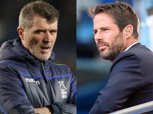 Roy Keane and Jamie Redknapp (Nick Potts/Michael Regan/PA)