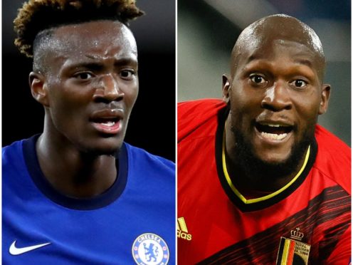 Tammy Abraham (left) and Romelu Lukaku (Julian Finney/Bruno Fahy/Belga/PA)