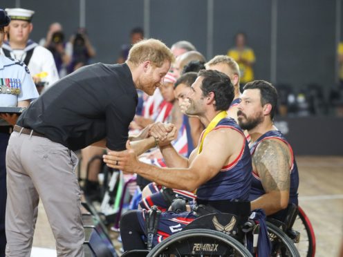 Duke of Sussex at the Invictus Games (Invictus Games Foundation)